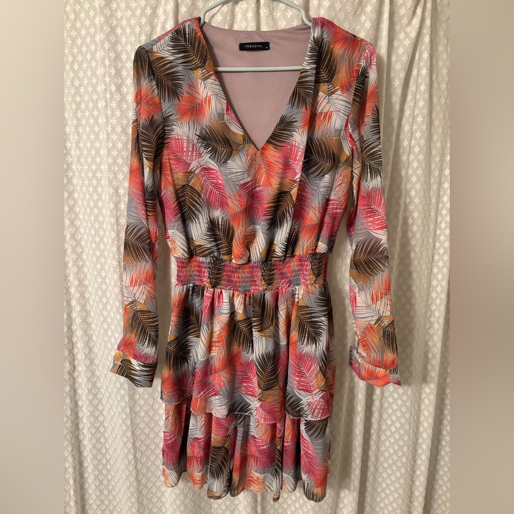 Palm printed dress bought in Europe